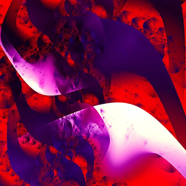 Passionate red violet fractal fantasy