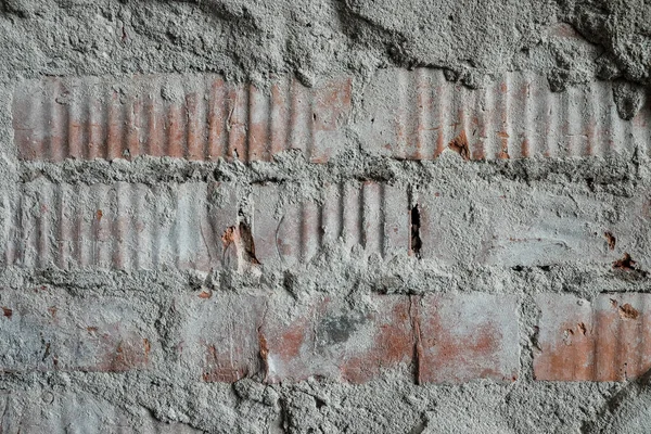 Cihlová Betonová Stěna Textura Pozadí Zavřít — Stock fotografie
