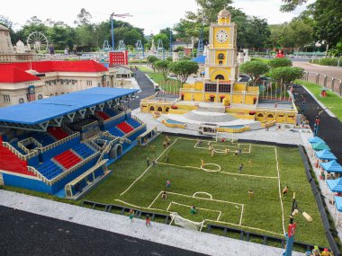 Johor Bahru, Malezya - 8 Ocak 2018: LEGOLAND Tema Parkı.