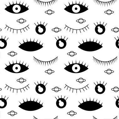 Psikedelik gözlerdeki desen