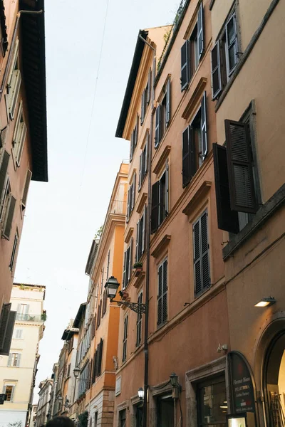 Rom Italien Oktober 2020 Gatuvy Över Turistiska Rom — Stockfoto