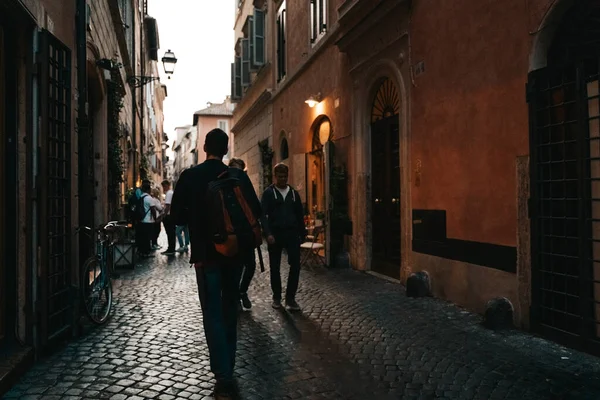 Roma, İtalya - 28 Ekim 2020 / Roma turistik manzarası