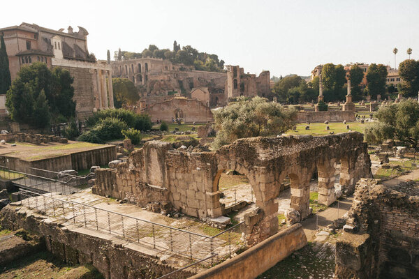Римский форум, Рим, Италия - 29 октября 2019 года

