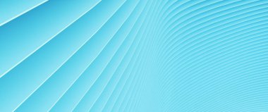 Soyut arkaplan, pürüzsüz mavi çizgiler, 3B oluşturma