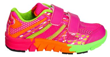 Spor ayakkabıları beyaz arka planda izole edilmiş.