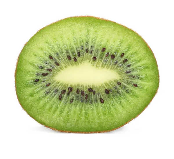 Kiwi Geïsoleerd Witte Achtergrond — Stockfoto