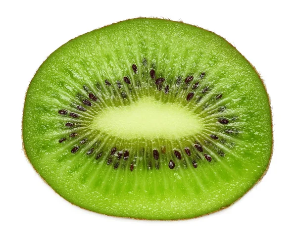 Kiwi Isolato Fondo Bianco — Foto Stock