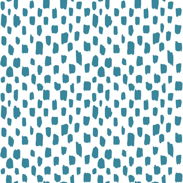  Beyaz arka planda mavi fırça darbesi, kusursuz bir şekilde çizilmiş. Tasarım, kumaş, giyim ve tekstil için vektör izi. EPS10