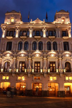 Quito 'nun göbeğinde sömürge mimarisi.