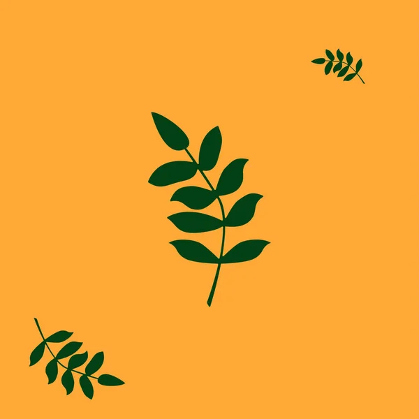 Πράσινο τροπικό φύλλο για διακόσμηση σχεδιασμού.Έννοια δάσος φύση, φυλλώματα δέντρων διακοσμητικό φόντο — Διανυσματικό Αρχείο