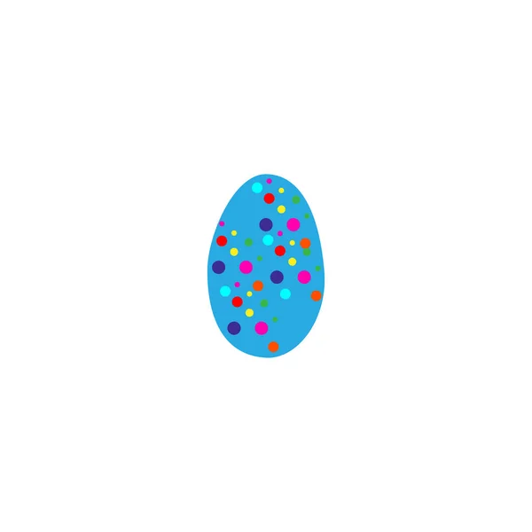 Decoración del huevo de Pascua Decoración navideña. Ingrediente ecológico . — Vector de stock