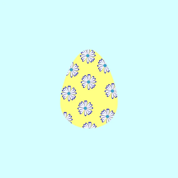 Пасхальне яйце зі святковою текстурою Свіжа концепція — стоковий вектор