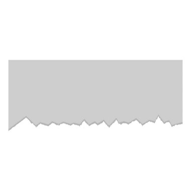 Beyaz arkaplanda yırtık kağıt tasarımı ile klasik kağıt çizimi