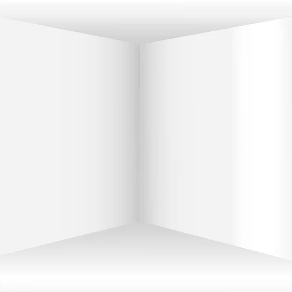 Abstrait gris fond abstrait blanc.Salle vide.Modèle arrière-plan — Image vectorielle