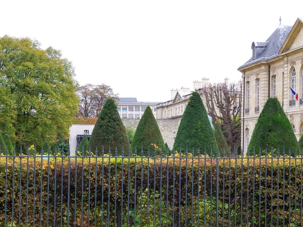 Stadsgata Paris Frankrike Öde Inga Turister Isolering Karantän Stanna Hemma — Stockfoto