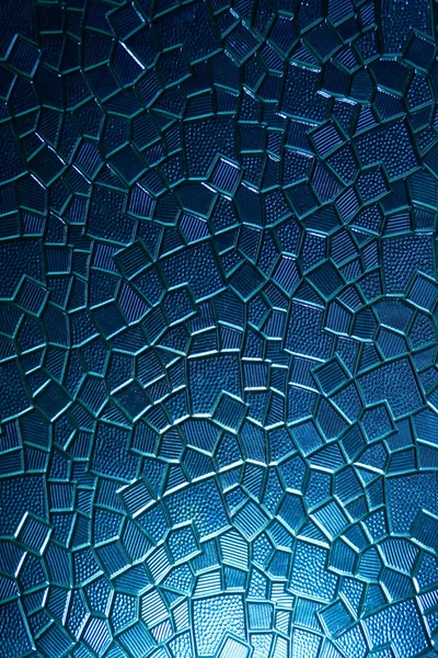 Glasmalerei Blauen Farben — Stockfoto