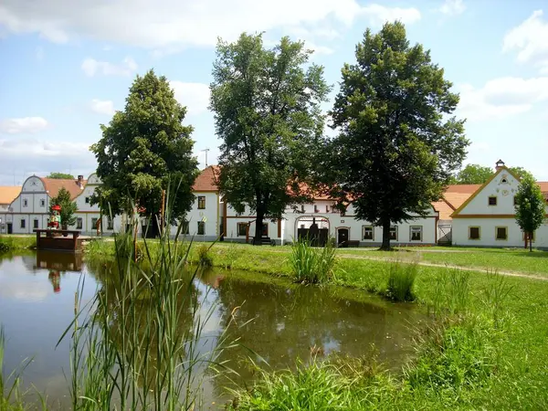 Checo Meridional Unesco Holasovice — Foto de Stock