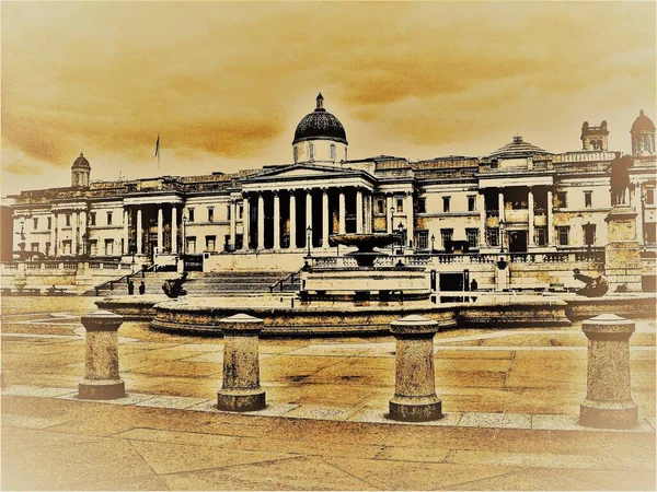 Inglaterra Londres Trafalgar Square — Fotografia de Stock
