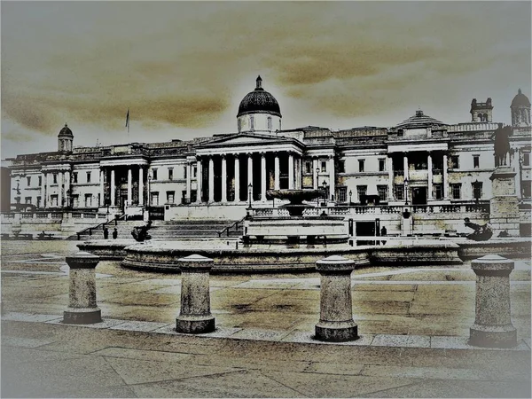 Inglaterra Londres Trafalgar Square — Fotografia de Stock