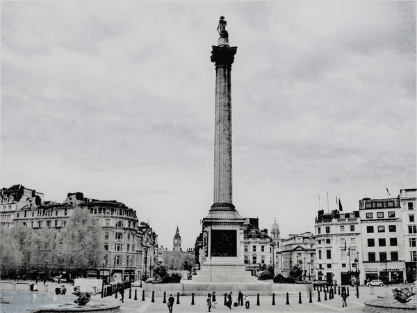 英格兰伦敦特拉法加广场 — 图库照片