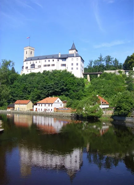 Rozmberk Nad Vltavou Bohemia Meridional — Foto de Stock