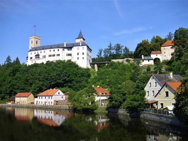 Rozmberk Nad Vltavou Bohemia Meridional — Foto de Stock