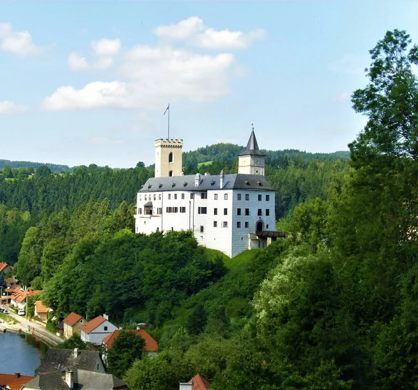 Rozmberk Nad Vltavou Sul Boêmia — Fotografia de Stock