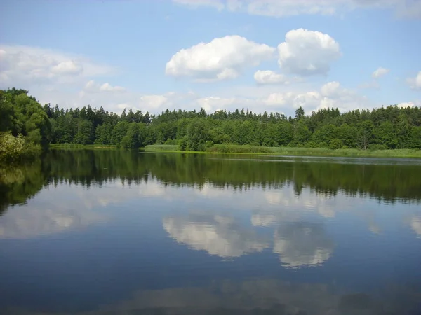 Sistema Estanques Trebon Paisaje Mágico Estanques Bosques Llanuras Aluviales Sur — Foto de Stock