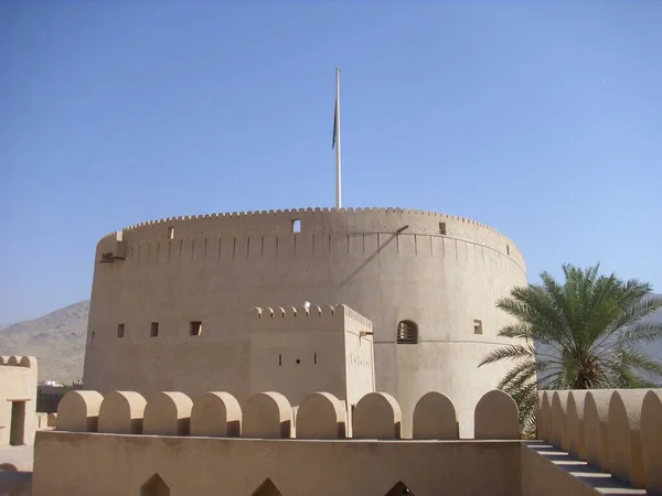 Kota Oman Nizwa Dan Masjid — Stok Foto