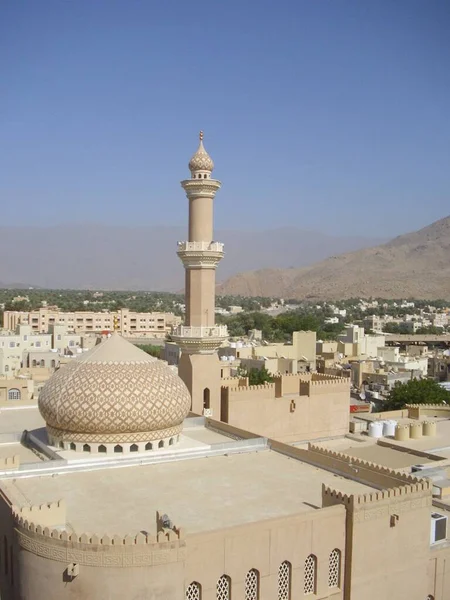 Stadt Und Moschee Oman Nizwa — Stockfoto