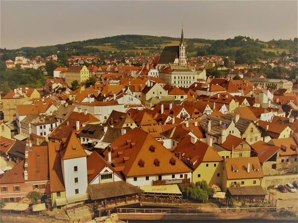 Cesky Krumlov Dél Csehországban — Stock Fotó