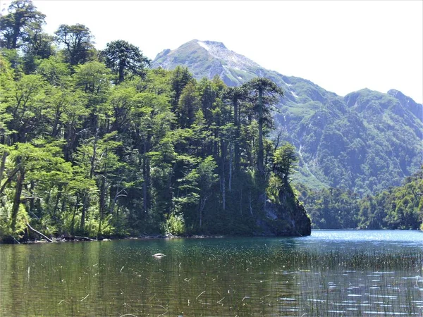 Lago Natureza Vulcão Montanha Vulcânica — Fotografia de Stock