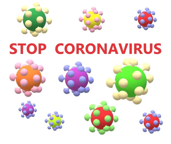 Fermare Coronavirus Mondo Della Salute — Foto Stock