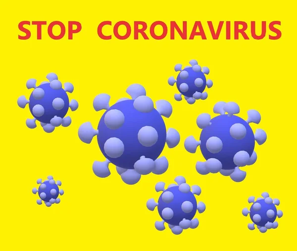 Coronavirus Stoppen Gesundheitswelt — Stockfoto