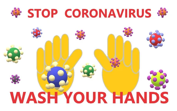 Σταματήστε Coronavirus Κόσμο Της Υγείας — Φωτογραφία Αρχείου