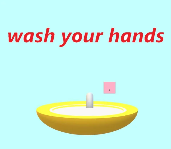 Restroom Wash Your Hands — Stock Photo, Image