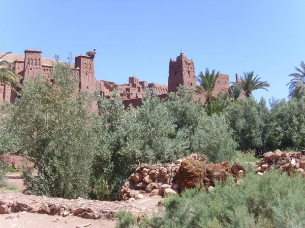 Wieś Unesco Ksar Ait Ben Haddou — Zdjęcie stockowe