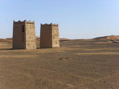 Çöl, kum tepeciği.