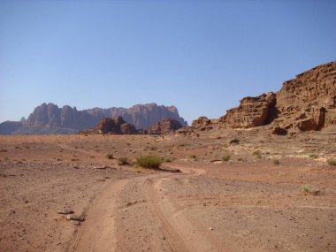 Çöl masası dağları kumsal arazisi