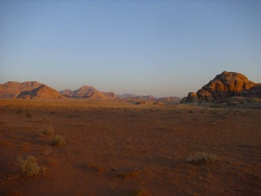 Çöl masası dağları kumsal arazisi