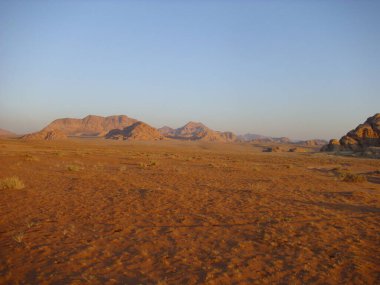 Çöl masası dağları kumsal arazisi