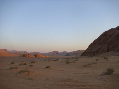 Çöl masası dağları kumsal arazisi