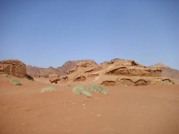Έρημος Πίνακας Βουνά Άμμος Έρημος — Φωτογραφία Αρχείου
