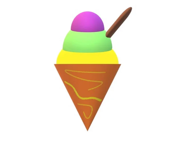 Ice Cream Cone — Stock Photo, Image