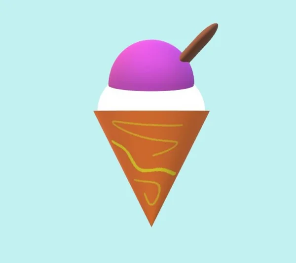 锥形冰淇淋 — 图库照片