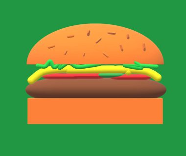 Hamburger, hamburger, hamburger, hamburger, hamburger.