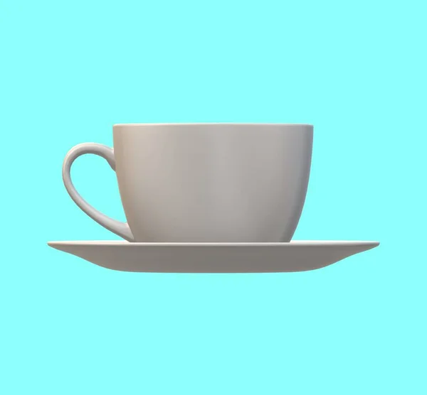 茶托上的咖啡 — 图库照片