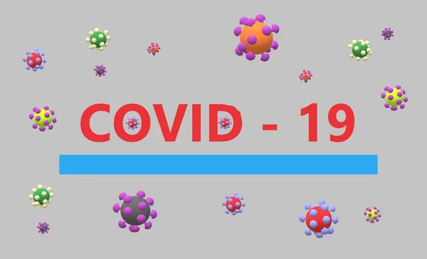 Covid Virus Gezondheid Economie Wereld Coronavirus Ziek Stop — Stockfoto
