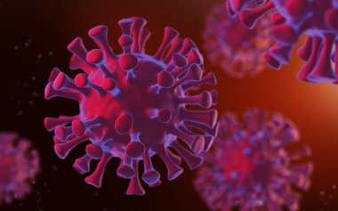 Coronavirus SARS 'ın mikroskobik görüntüsü