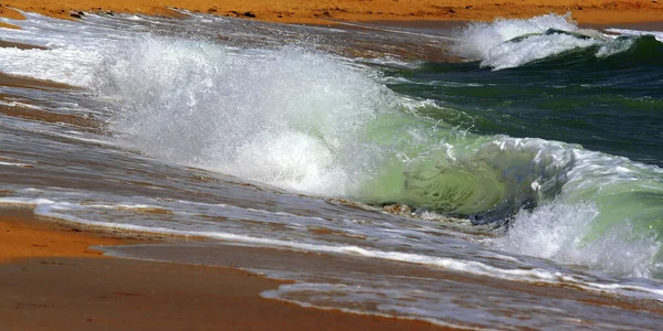 Atlantik Dalgaları Doğanın Gücü Güzelliği — Stok fotoğraf